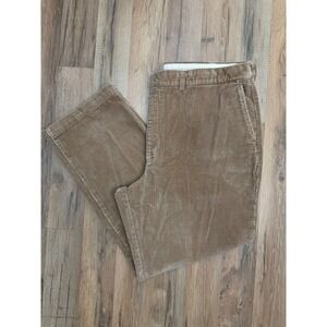 Savane Corduroy Pants Mens 42x30 Brown Pecan Straight Relaxed Casual